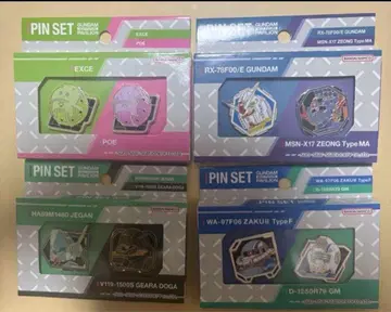 간사이 만박 건담 한정 핀 배지 세트 4점