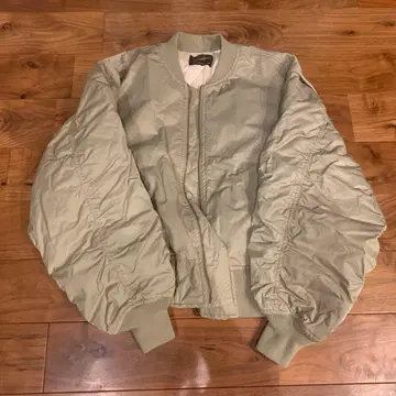 Kastane 라이트 그린 MA-1 자켓