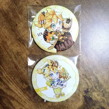 카가미네 렌 캔뱃지 GiGO 39 유키 미쿠 SNOW MIKU