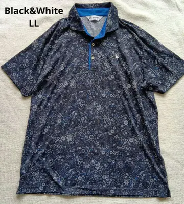 Black&White/블랙&화이트 남성용 피케 셔츠 골프 LL