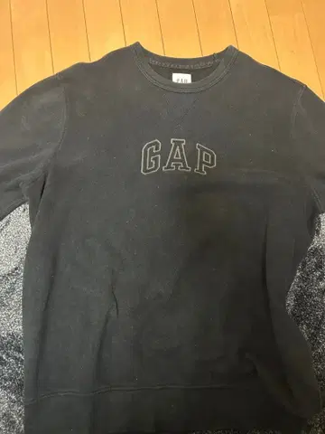 GAP 블랙 맨투맨 L