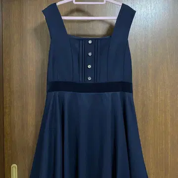 제인 마플 오버롤 스커트 네이비