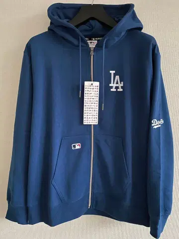 LA 다저스 프론트 집업 후드티