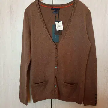 [ 미사용 ] Tommy Hilfiger 코튼 가디건 S 얇은 소재