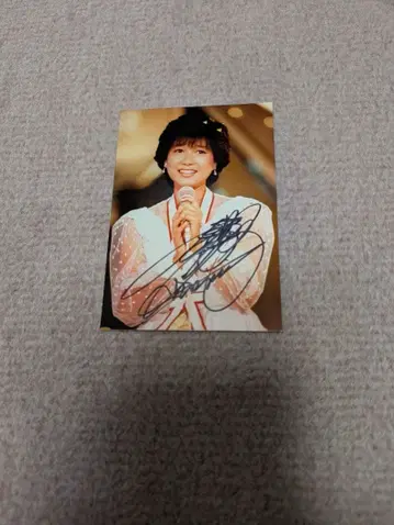 호리 치에미 아이돌 사인 포함 브로마이드