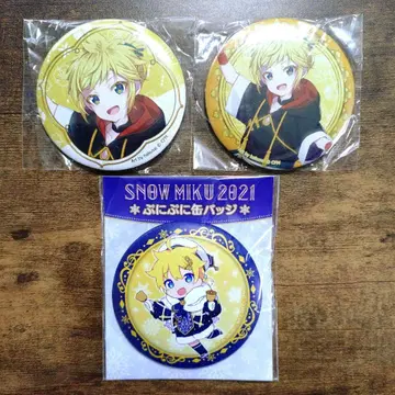 카가미네 렌 캔뱃지 hakusai 비비드 캔뱃지 유키 미쿠 2021