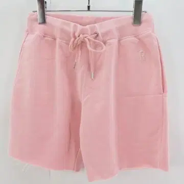 [ 미사용 ] Ron Herman 맨투맨 숏팬츠 S 핑크 R 자수