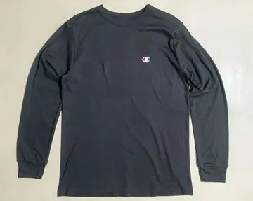 [미사용 새상품] 챔피온 롱T셔츠 리브 있음 LL 사이즈 블랙