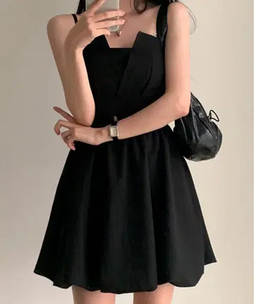 레이디스 미니 기장 리본 원피스