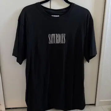 SATURDAYS NEW YORK CITY 블랙 T셔츠 L
