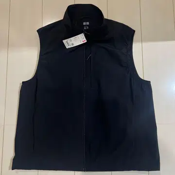 유니클로 윈드프루프 베스트 남성용 L 블랙