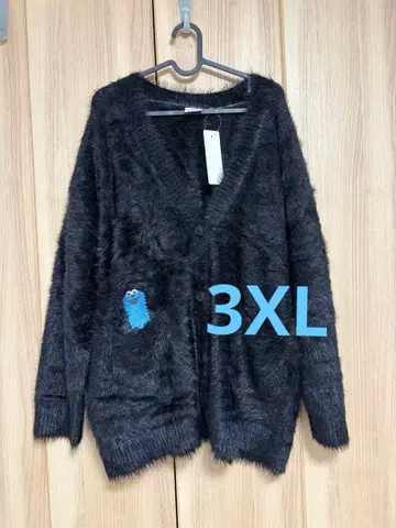 GU 퍼펫스스 오버 사이즈 가디건 3XL