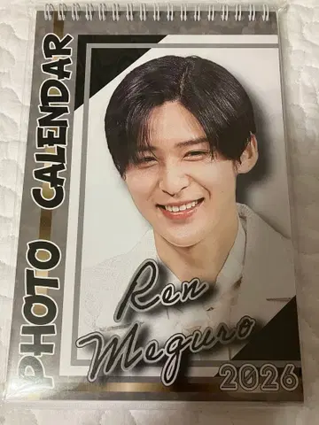 새상품 Snow Man 메구로 렌 2026년 탁상 달력