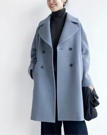 IENA 더블 모사 코트 36