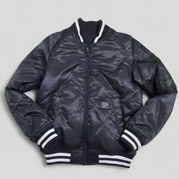 컨디션 최상 니시카와 다운 리버서블 다운 자켓 MA-1 블랙