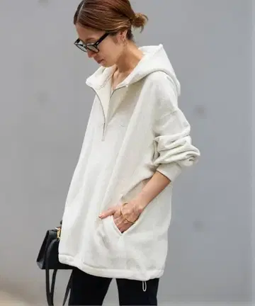 프레임워크 Champion 별주 후드 하프 지퍼 드로스트 풀오버