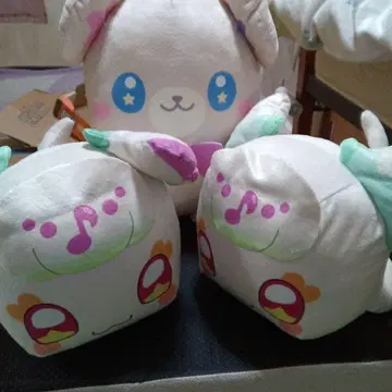푸치큐아 메챠모후굿토 봉제 인형 3체 세트