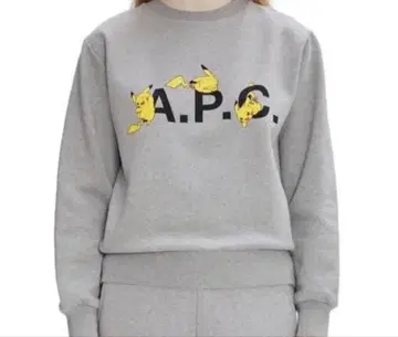 A.P.C. 포켓몬 피카츄 콜라보 트레이닝복 맨투맨