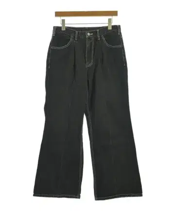 준 레드 데님 팬츠 남성용