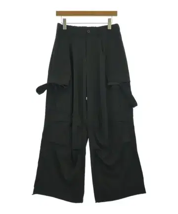 준 레드 카고 팬츠 남성용