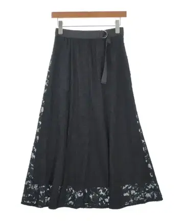 le coeur blanc 롱 맥시 길이 여성용 스커트