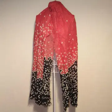 DIANE von FURSTENBERG 스톨 레드 블랙