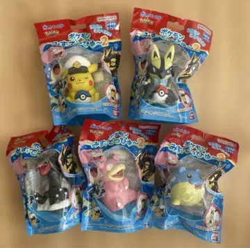 포켓몬 물대포 2 [전 5종] 컴플리트 세트 [미개봉 새상품]