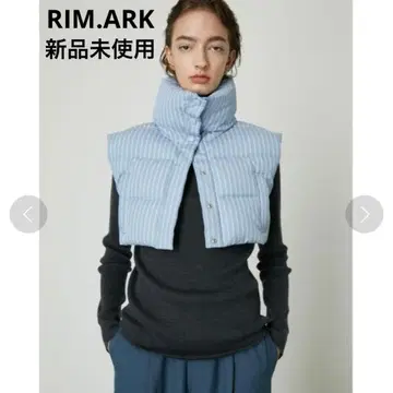 미사용 새상품 림아크 하이넥 미니 다운 베스트