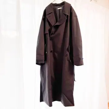리드롬 트렌치코트 롱 포멀 심플 무지 비즈니스