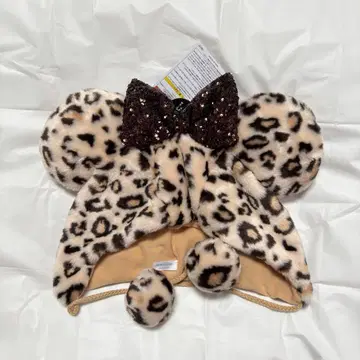 디즈니 레오파드 무늬 팬캡 미니 택 포함