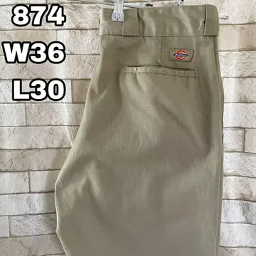 디키즈 워크 팬츠 874 자수 베이지 36 x 30