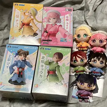 마에바시 위치즈 피규어 4개 세트 + 마스코트 5개 세트 초코 마이 아즈