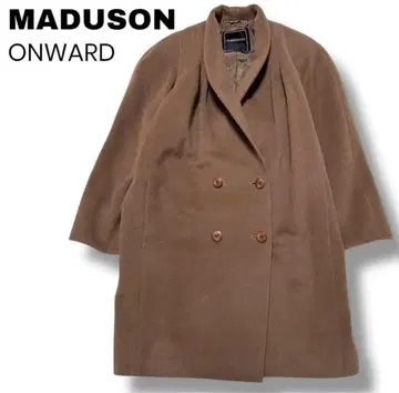 [ MADUSON ] 온워드 카시야마 체스터 코트 브라운 울 캐시미어
