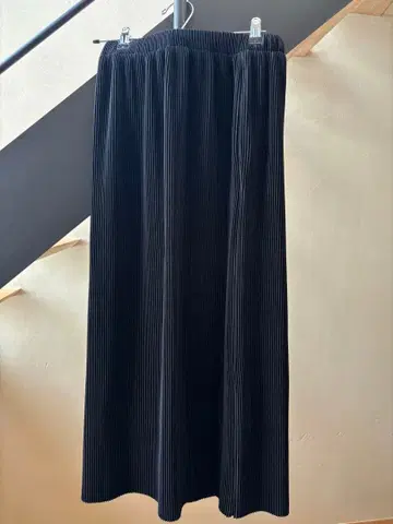 GLOBAL WORK 셀프컷 플리츠 내로우 스커트