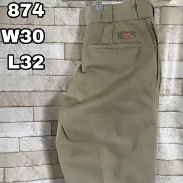 디키즈 874 워크 팬츠 자수 베이지 30 x 32
