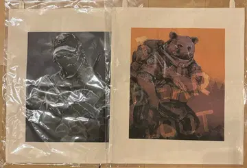 TGS2025 타르코프 패브릭 포스터 usec bear 2종