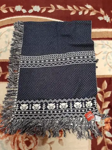 새상품 드럭스토어스 숄 무릎담요 drug store's 네이비