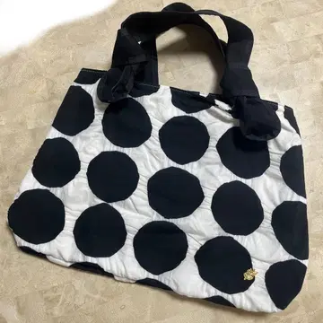 1 미터 카레 백 도트 무늬