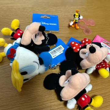 [ 미사용 ] 도쿄 디즈니 리조트 키링 5개 세트
