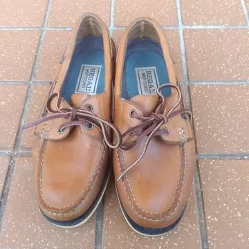 REGAL 브라운 가죽 로퍼