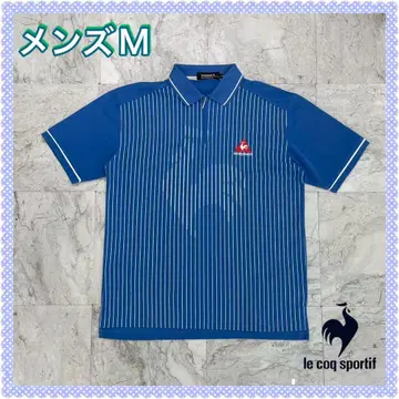 르꼬끄 스포르티브 골프 컬렉션 피케 셔츠 M 블루 자수 로고