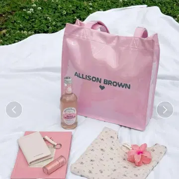 ALLISON BROWN 핑크 토트백