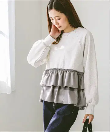 GLOBAL WORK 건조하기 쉬운 도킹 풀오버 L 사이즈 2색 세트