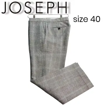 새상품급 JOSEPH woman 조셉 슬랙스 글렌체크 울