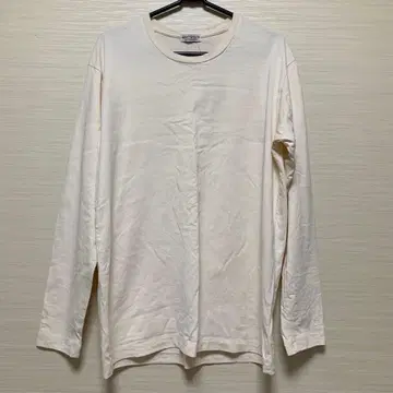 BEAUTY&YOUTH 아이보리 긴팔 티셔츠