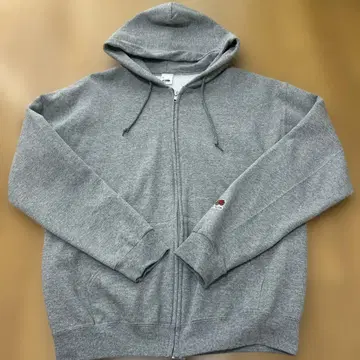그레이 풀 집업 후드티 M 사이즈