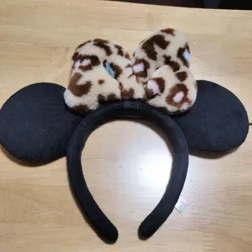 미니 머리띠 레오파드