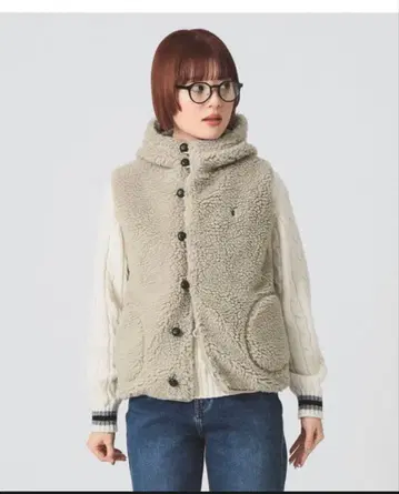 후드 부착 그레이 보아 베스트 14