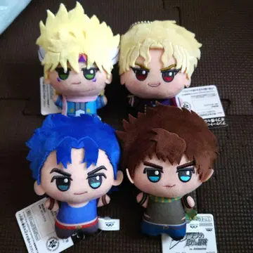 죠죠의 기묘한 모험 팬텀 브래드 전투 조류 SD 인형 4종 세트