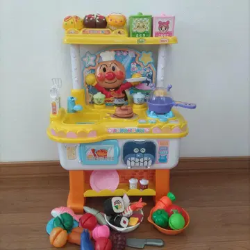 중고 같이 톡톡 안빵맨 요리 쇼 완구 소꿉놀이 상자 없음